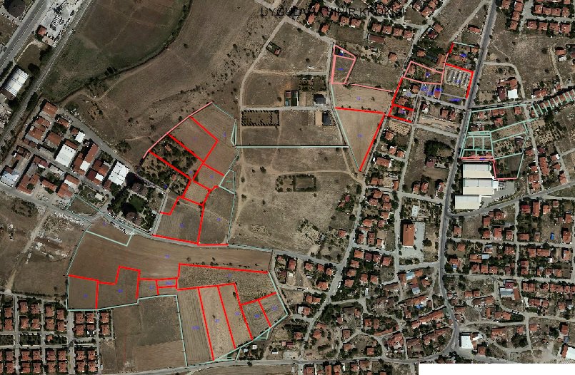 63 Bölge olarak adlandırılan (ovademirler-fatih mahalleleri) alanda 3194 sayılı imar kanunun 18. madde uygulaması yapılarak yeni tapular tescil edilmiştir.