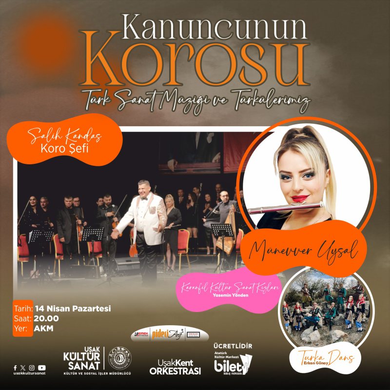 Kanuncunun Korosu Türk Sanat Müziği ve Türkülerimiz Konseri
