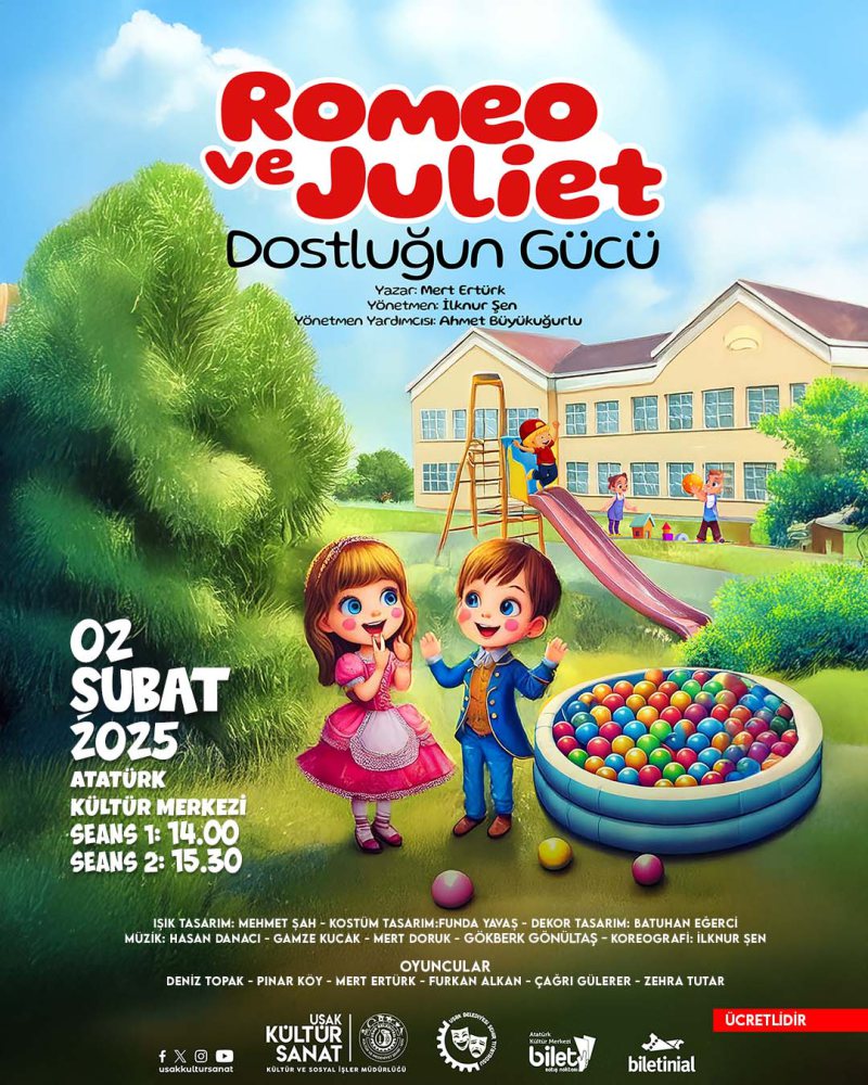 Romeo Ve Juliet Çocuk Tiyatro Oyunu
