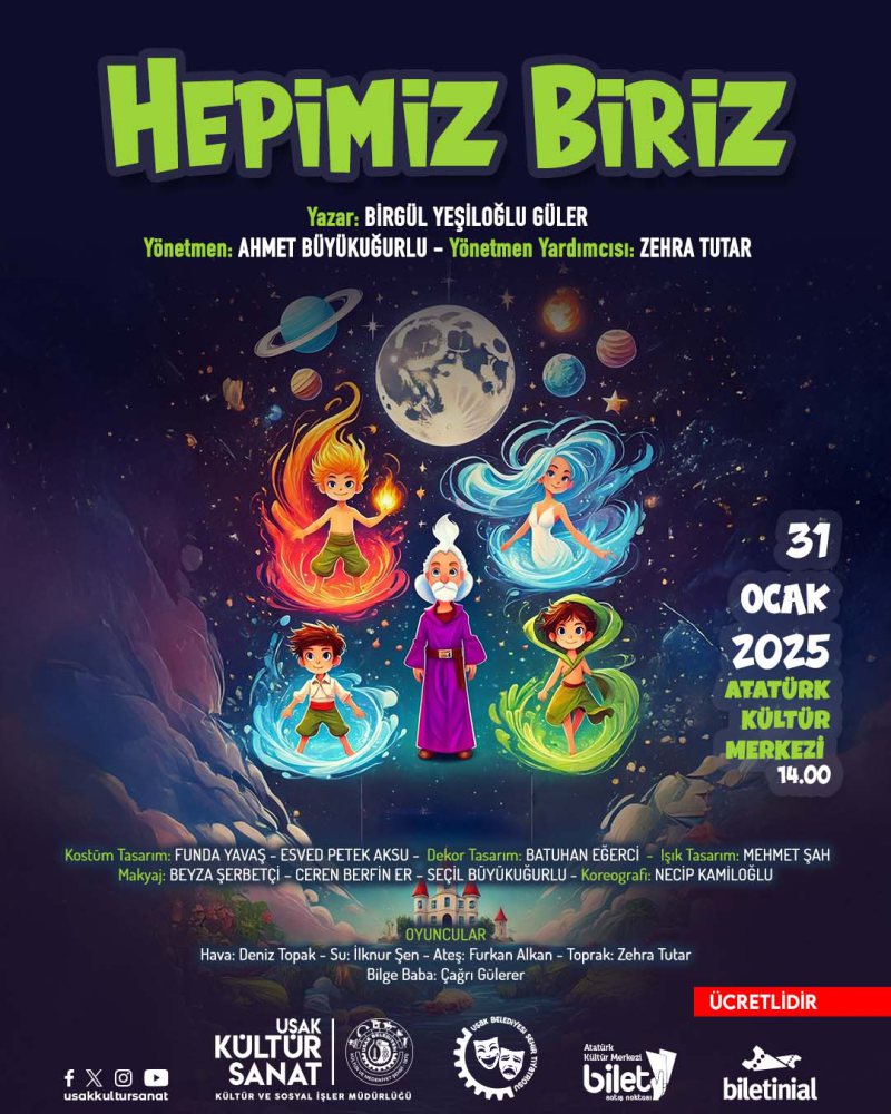 Hepimiz Biriz Çocuk Tiyatro Oyunu