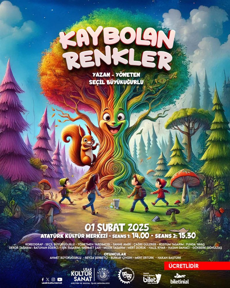 Kaybolan Renkler Çocuk Tiyatro Oyunu