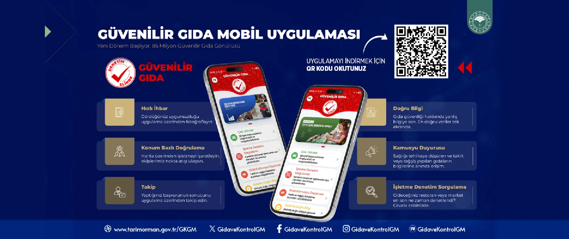 Güvenilir Gıda Mobil Uygulaması Uşak Belediyesi
